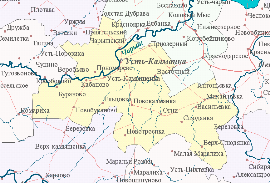 В Усть-Калманке начали менять русло реки Чарыш, чтобы спасти село от наводнений