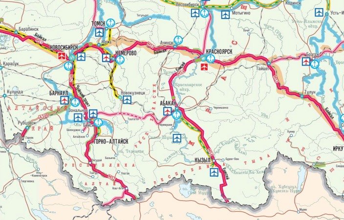 Аман Тулеев предложил соединить Чуйский тракт с красноярской трассой М-54