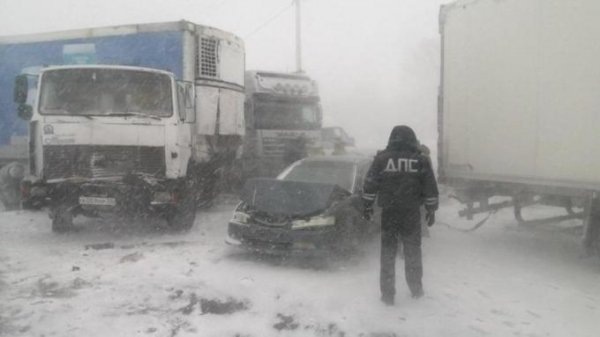 Белый плен. Что происходит на алтайских трассах во время сильного шторма?