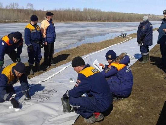 Впервые в Алтайском крае против паводка сделают водоналивные дамбы