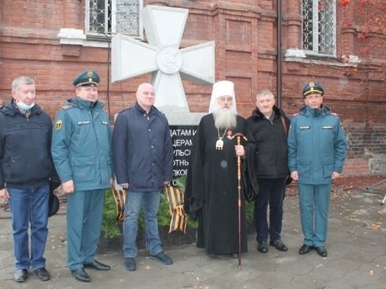 В Барнауле открыли памятник Георгиевским кавалерам