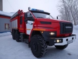 В Алтайский край поступила новая пожарная техника