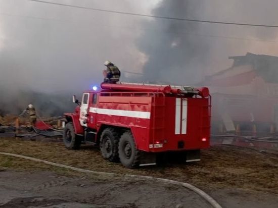 Крупный строительный магазин сгорел в Камне-на-Оби