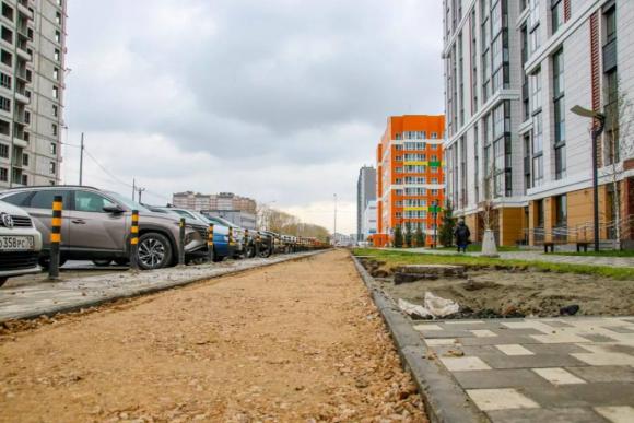Строительство новой дороги по улице 280-летия Барнаула