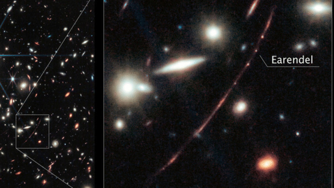 Фото самой далекой звезды сделали при помощи телескопа "Джеймс Уэбб"