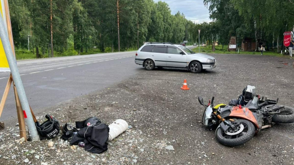 Мотоциклист из Барнаула пострадал в ДТП у села Усть-Муны