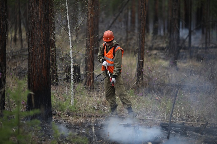 В Иркутской области потушили крупный пожар в заповеднике