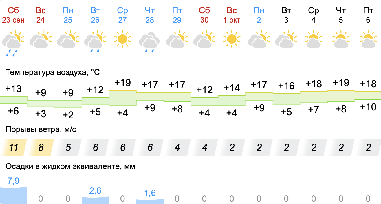 В Барнауле резко похолодало. Когда в столице Алтайского края снова станет тепло